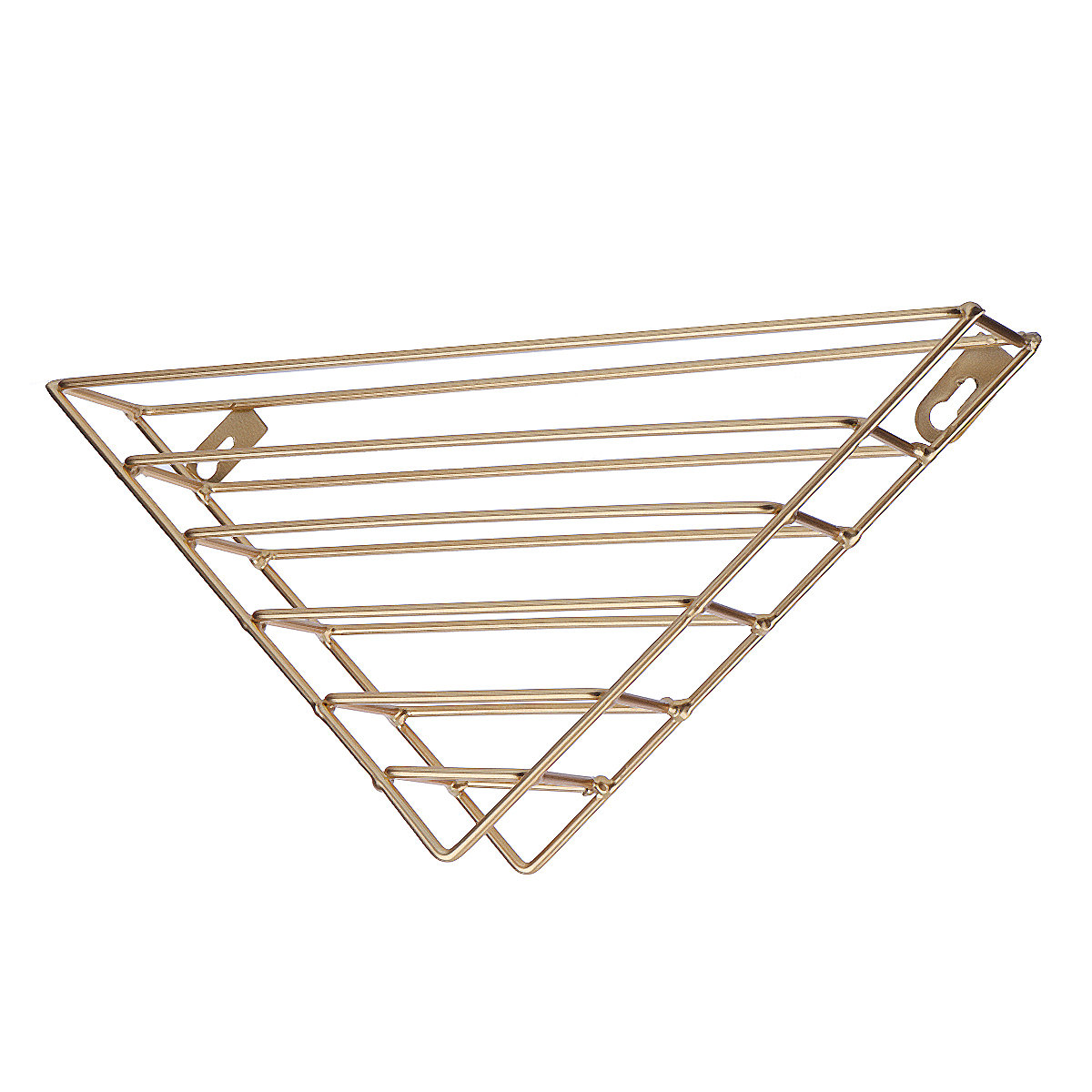 
	Iron Wall Shelf Holder Magazine Storage Rack Home Decoration