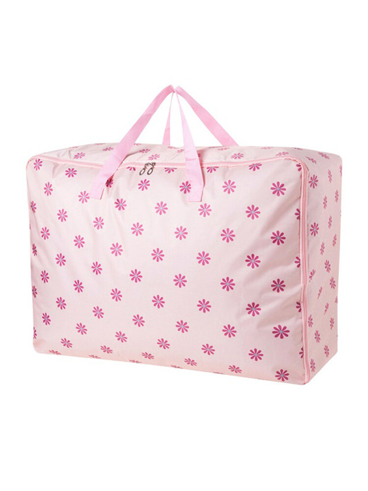 
	SaicleHome Oxford Printed Clothes Quilts Storage Bags Moisture-proof Folding Organizer