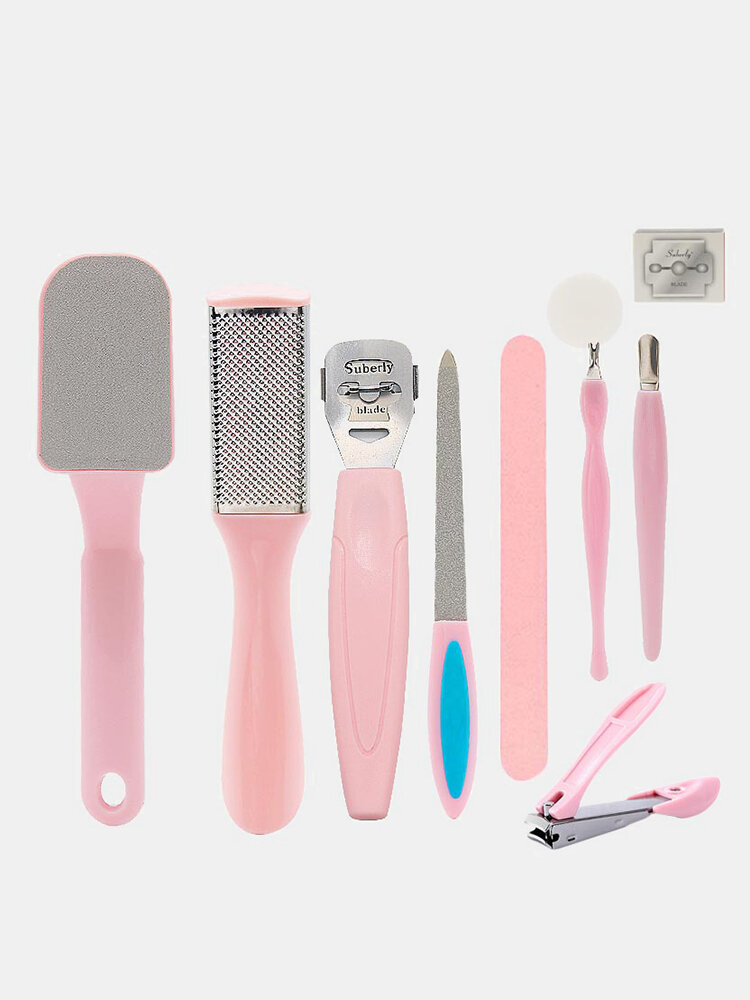 
	4/5/10 Pcs Pedicure Tool Set Remove Calluses Dead Skin Pedicure Knife Foot File Kit