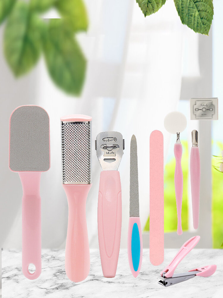 
	4/5/10 Pcs Pedicure Tool Set Remove Calluses Dead Skin Pedicure Knife Foot File Kit