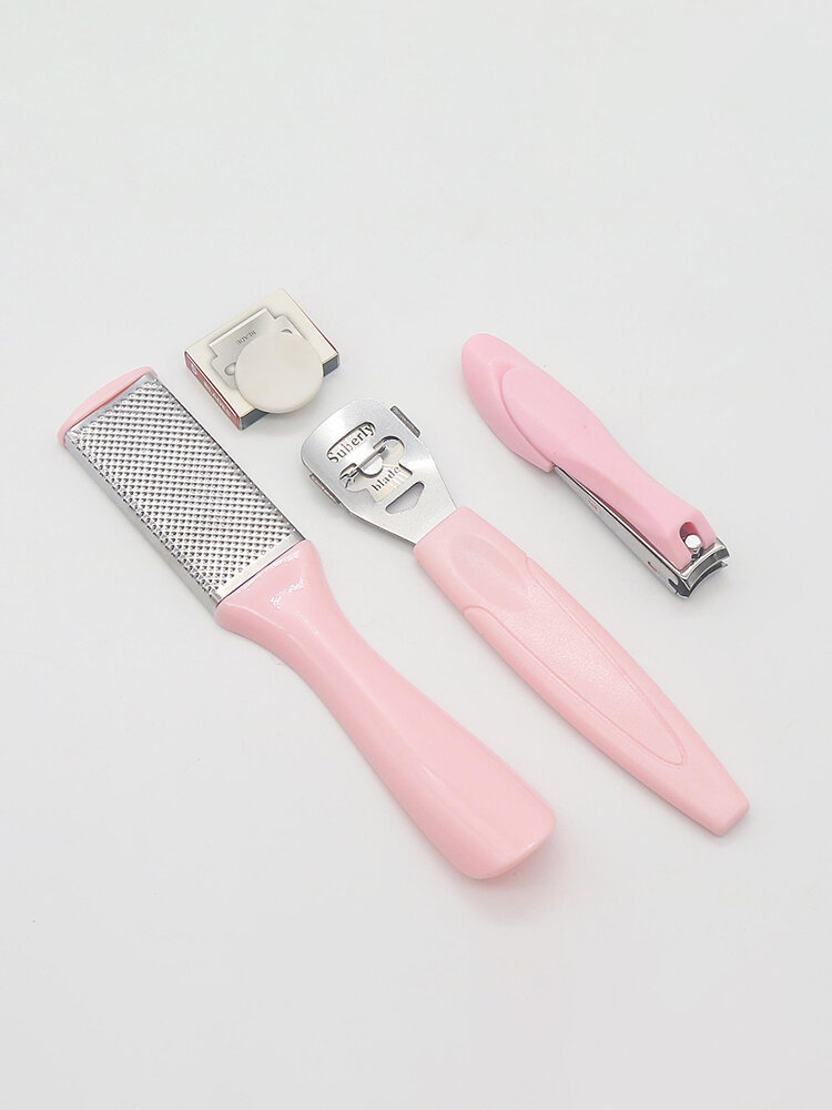 
	4/5/10 Pcs Pedicure Tool Set Remove Calluses Dead Skin Pedicure Knife Foot File Kit