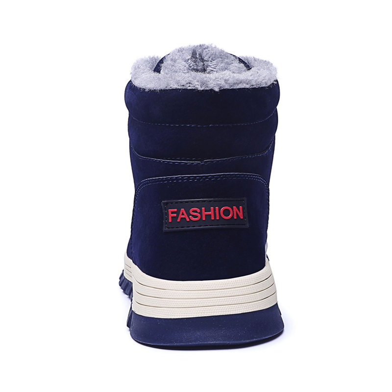 
	Large Size Men Slip Resistant Warm Lining Casual Leather Boots