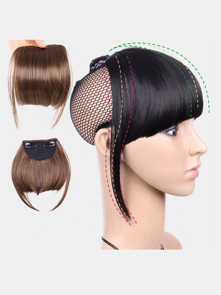 
	Air Bangs Wig Piece Chemical Fiber No-Trace Seamless Bangs Hair Extensions