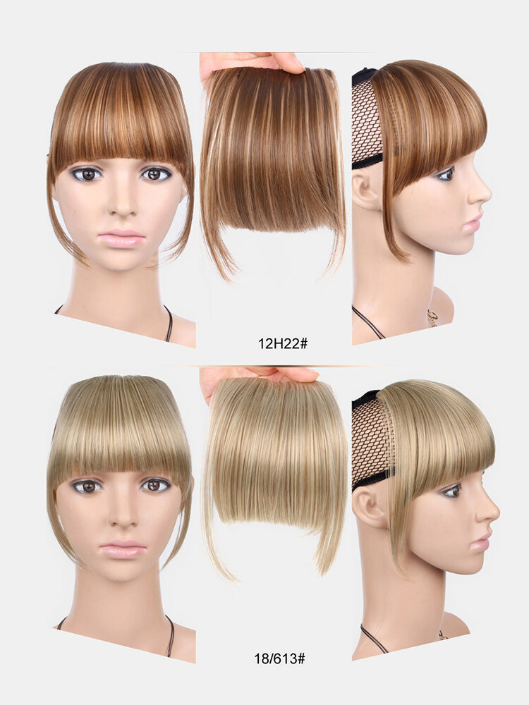 
	Air Bangs Wig Piece Chemical Fiber No-Trace Seamless Bangs Hair Extensions