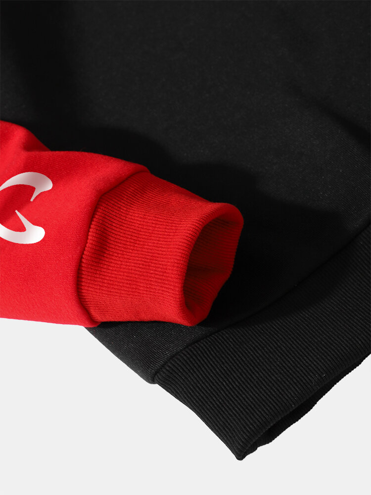 
	Mens Rose Japanese Sleeve Print 2 In 1 Casual Drawstring Hoodies