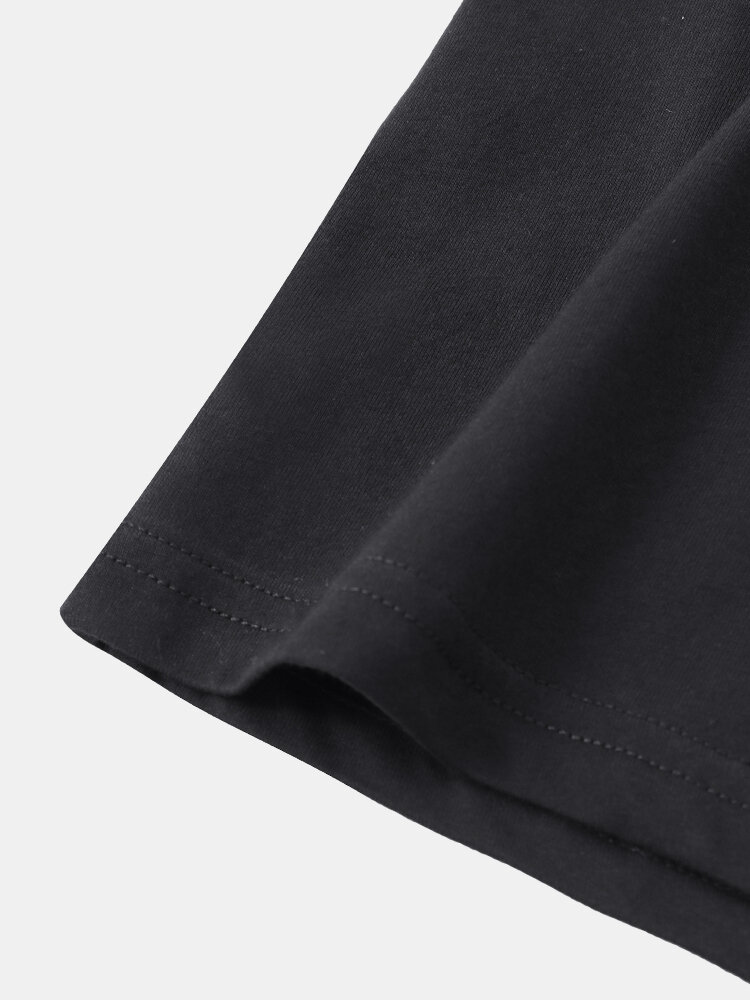 
	Mens 100% Cotton Character Print Crew Neck Short Sleeve T-Shirt