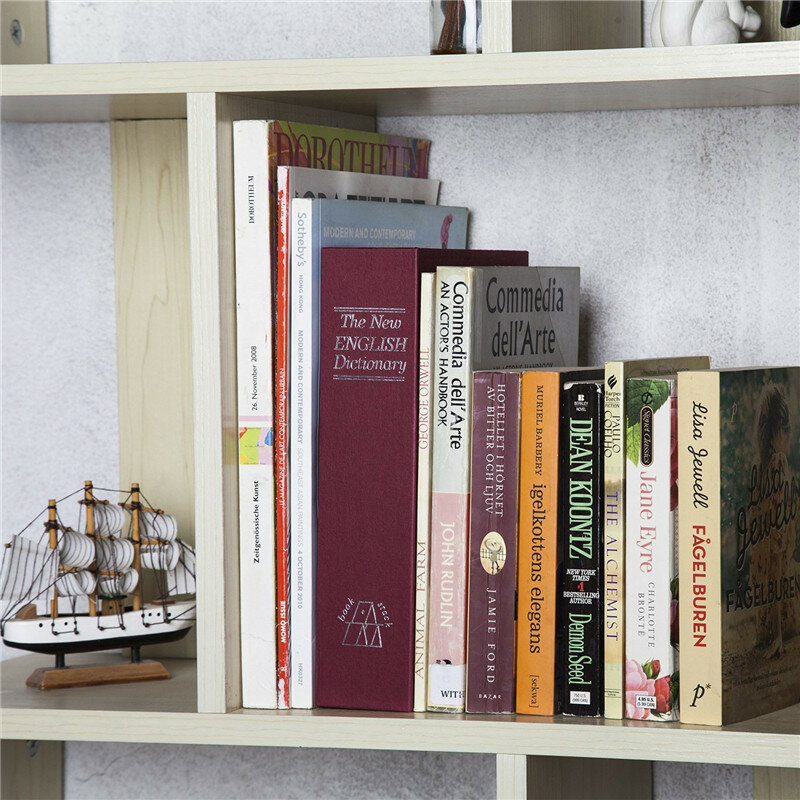 
	Metal Steel Cash Secure Hidden English Dictionary Money Box Coin Storage Books Secret Piggy Bank