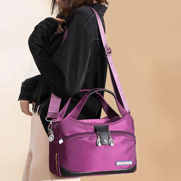 
	Women Casual Solid Color Shoulder Bag Large Capacity Ofxord Messenger Bag