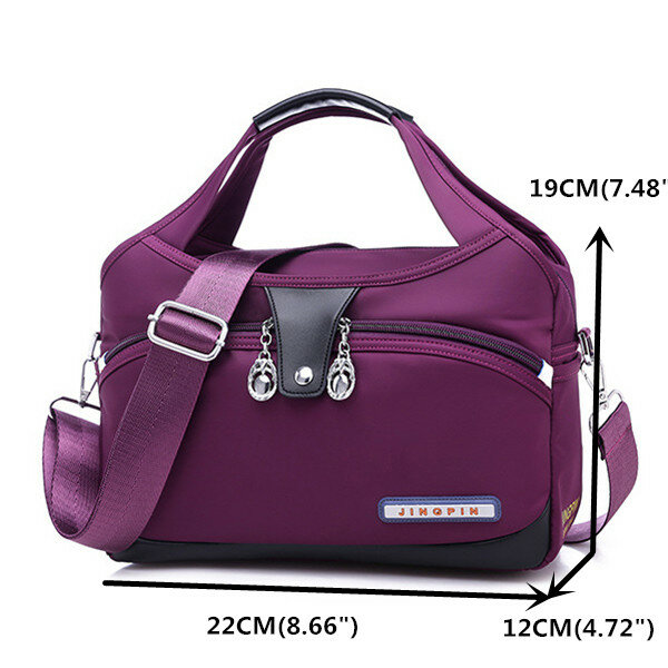 
	Women Casual Solid Color Shoulder Bag Large Capacity Ofxord Messenger Bag