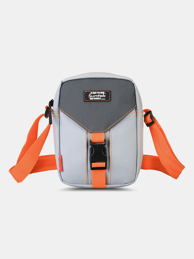 
	Men Oxford Ins Patchwork 6.5 Inch Phone Bag Crossbody Bag Hippie Bag