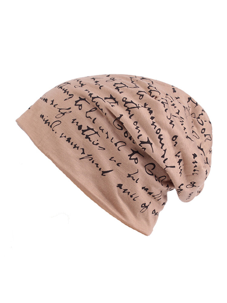 
	Men Autumn Warm Cotton Beanie Cap Casual Soft Breathable Skullies Knit Hat