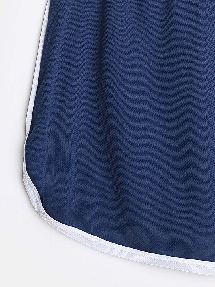 
	Mens Solid Color Breathable Mesh Net Board Shorts