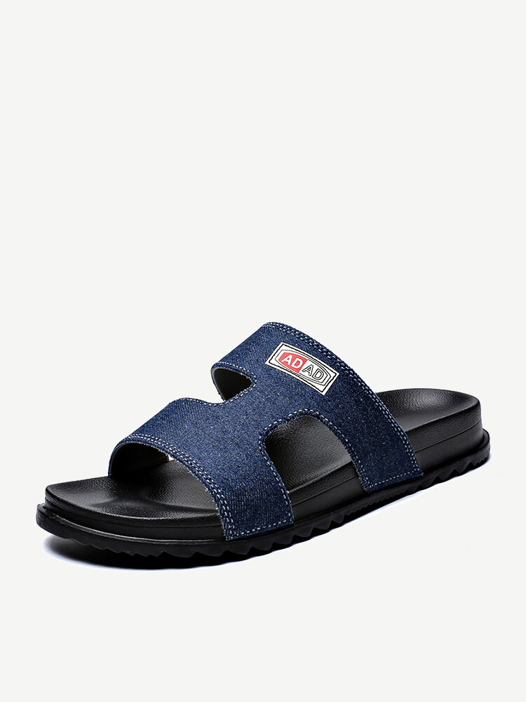 
	Men Open Toe Slip On Garden Beach Water Slide Sandals