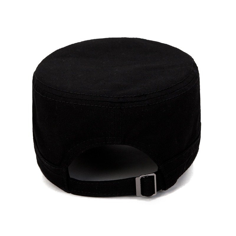 
	Men Thin Cotton Solid Color Flat Cap Sunshade Casual Outdoors Adjustable Hat