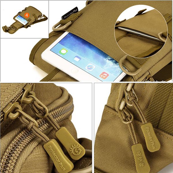 
	Men Women Outdoor Tactical Shoulder Bag Double Use Sports Hiking Multifunction Bag