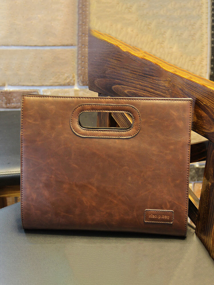 
	Men Business PU Leather Large Capacity Clutch Bag