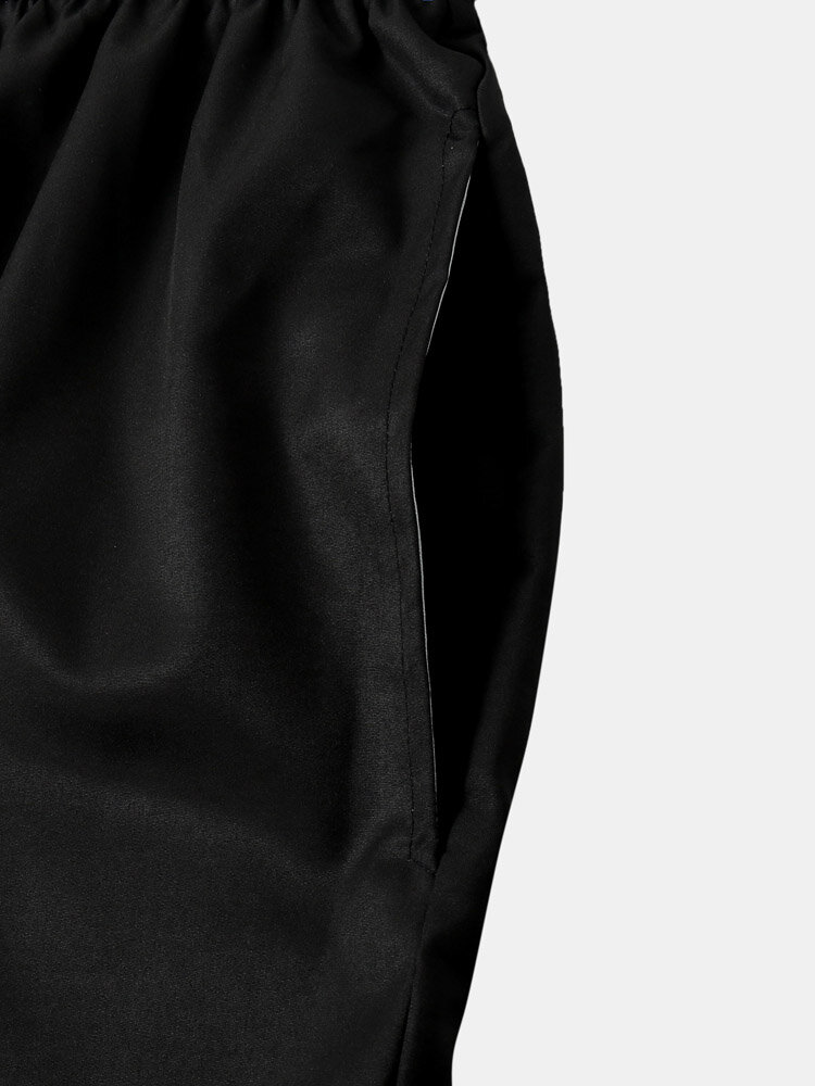 
	Mens Japanese Style Wave Print Open Front Kimono Two Pieces Outfits