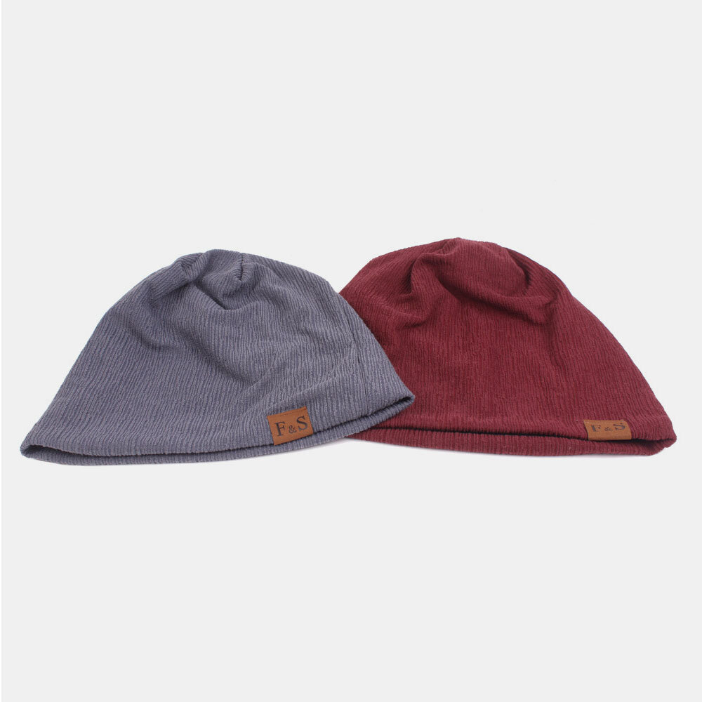 
	Unisex Thickened Winter Keep Warm Wool Cap Brimless Solid Color Knit Hat Beanie Hat