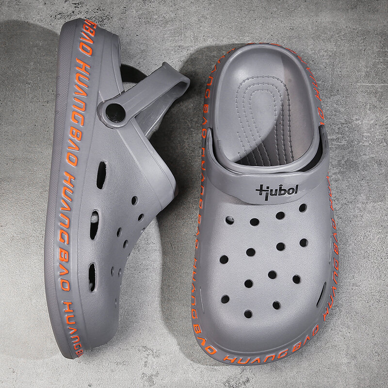 
	Men Comfy Closed Toe Hole Sandals Beach Water Clogs