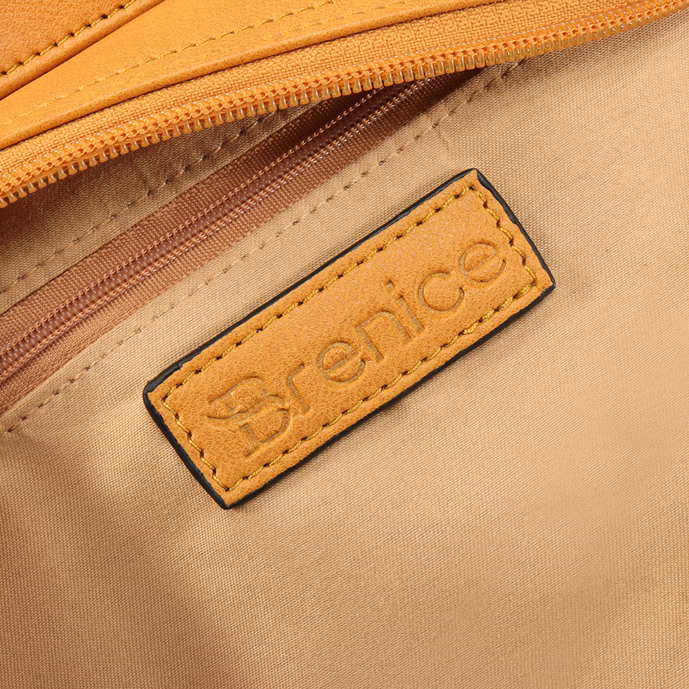 
	MANDY Women Solid Multi-pockets Casual PU Leather Crossbody Bag