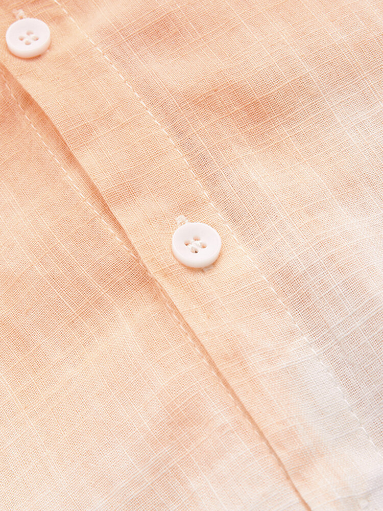 
	Men Cotton Gradient Printing Casual Long Sleeve Shirt