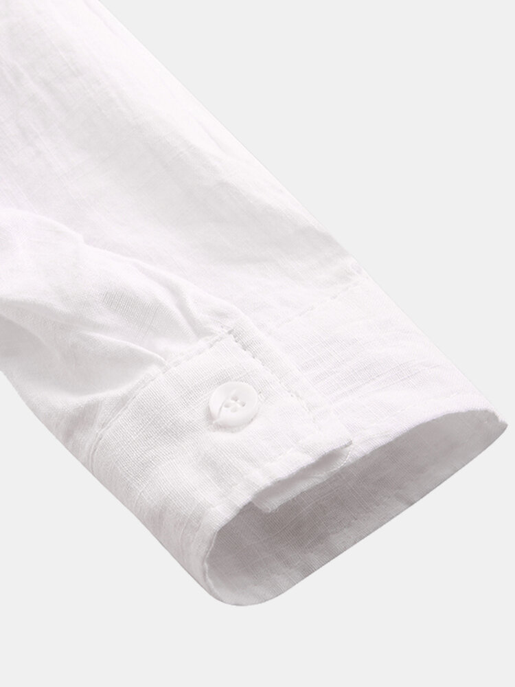 
	Men Cotton Gradient Printing Casual Long Sleeve Shirt