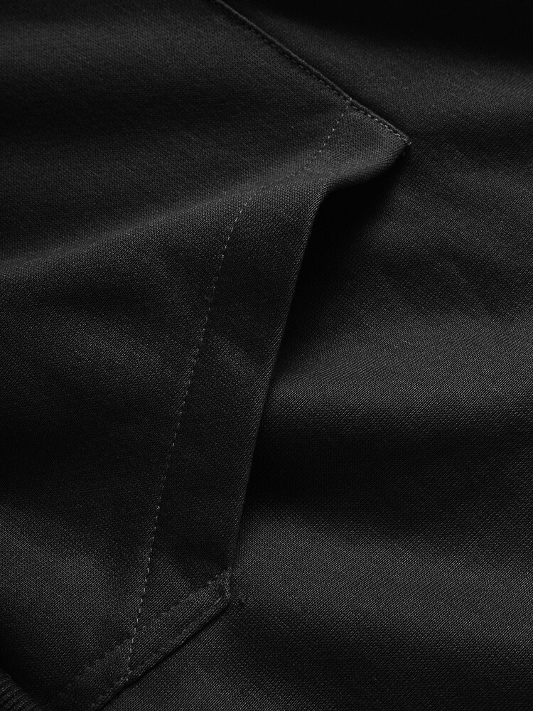 
	Mens Japanese Cat Print Casual Drawstring Hoodies With Kangaroo Pocket