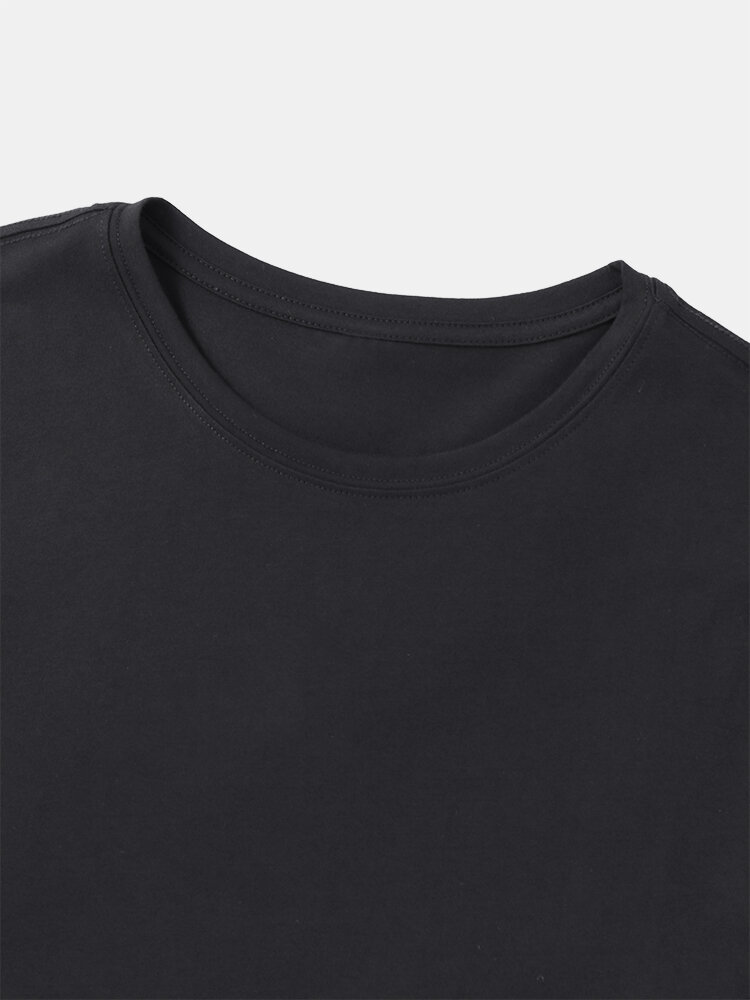 
	Mens 100% Cotton Character Print Crew Neck Short Sleeve T-Shirt