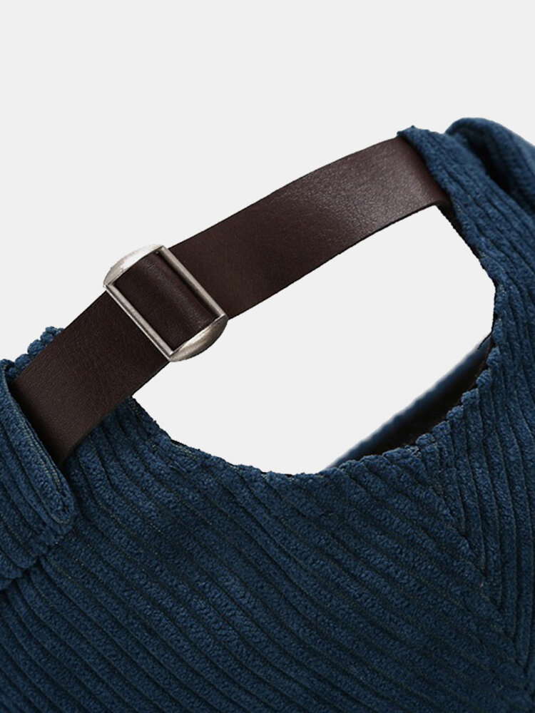 
	Men & Women Corduroy Casual Retro Personality Fashion Brimless Beanie Skull Hat Landlord Hat